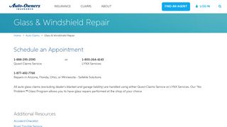Glass & Windshield Repair - Auto-Owners Insurance