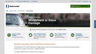 Nationwide Windshield Replacement Insurance Claims
