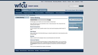 WFCU Credit Union - Online Banking