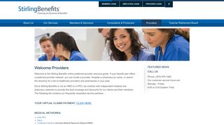 Stirling Benefits :: Providers