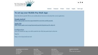 Mobile Check Stub | Windsor HR Services