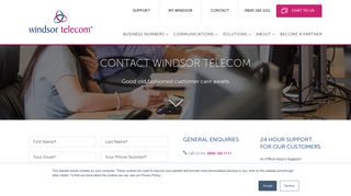 Contact Windsor Telecom