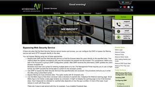 Webroot DWP Configuration User Guide - Windstream Hosting
