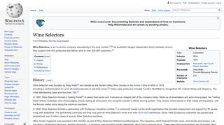 Wine Selectors - Wikipedia