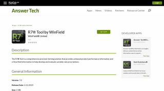 R7® Tool by WinField - AppDetails - Answer Tech