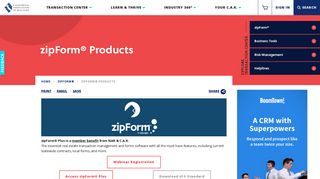 zipForm® Products - California Association of Realtors