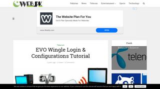 EVO Wingle Login & Configurations Tutorial | Web.pk