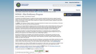 Pilots - WINGS - Pilot Proficiency Program - FAA - FAASTeam ...