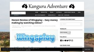 Honest Review of Wingsplay – Easy money making by watching ...