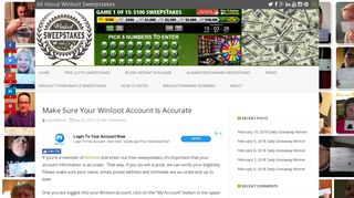 Make Sure Your Winloot Account Is Accurate – All About Winloot ...