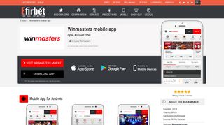 Winmasters Mobile App - Download and Install for iOS & Android (2019)