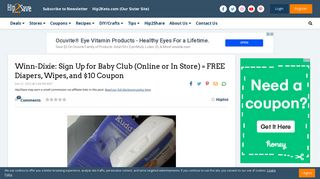 Winn-Dixie: Sign Up for Baby Club (Online or In Store) = FREE ...