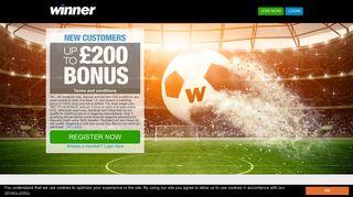Winner Football Sports Betting - Online Bookmaker & Sportsbook at ...