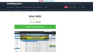 How To Download The Winner Mobile App - Bettingexpert