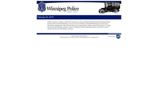 Winnipeg Police Credit Union Online Services - Telpay