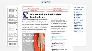 Winona National Bank Online Banking Login - Login Bank