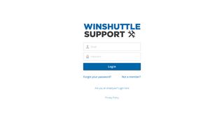 Login - Winshuttle Support