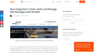 New Integration: Create, Send, and Manage SMS Messages with ...