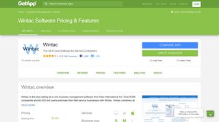 Wintac Software 2019 Pricing & Features | GetApp®