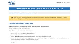 Getting Started with the Wintac Web Portal – Step 1 | The All-in-One ...