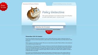 Winterthur Life UK Limited - Policy Detective