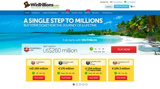 Wintrillions.com: Online Lottery Tickets