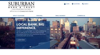 Suburban Bank & Trust: Welcome