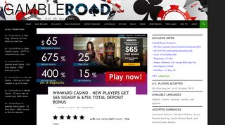 Winward Casino - new players get $65 signup & 675% total …