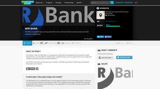 WIR Bank : The WIR is a complementary currency system that serves ...