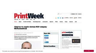 Cimpress to acquire German W2P company WirMachenDruck ...