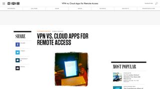 VPN vs. Cloud Apps for Remote Access | WIRED