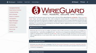 WireGuard: fast, modern, secure VPN tunnel