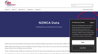 NZMCA DATA: Broadband For Your Motorhome ... - Wireless Nation