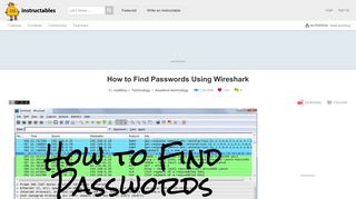 How to Find Passwords Using Wireshark: 7 Steps