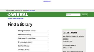 Find a library | www.wirral.gov.uk