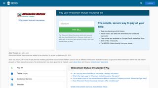 Wisconsin Mutual Insurance: Login, Bill Pay, Customer Service and ...