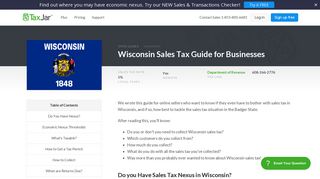 Wisconsin Sales Tax Guide for Businesses - TaxJar