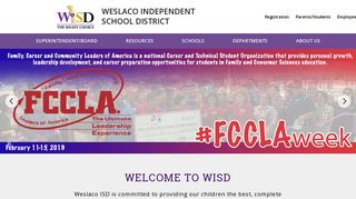Weslaco Independent School District: Home