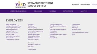Employees - Weslaco Independent School District