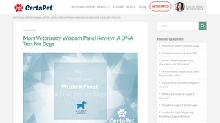 Mars Veterinary Wisdom Panel Review: A DNA Test For Dogs | CertaPet