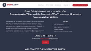 Teach Live Classes | Log In or Learn More - Sport Safety International