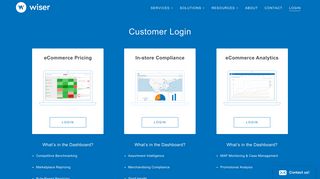 Dashboard Login | Wiser Solutions, Inc.