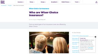 Wiser Choice Car Insurance & Contact Details | MoneySuperMarket