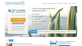 Find a Top Financial Advisor with Wiseradvisor.com