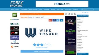 WiseTrader review - is wisetrader.com scam or good forex broker?