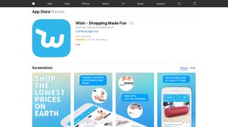 Wish - Shopping Made Fun on the App Store - iTunes - Apple
