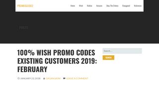 100% Wish Promo Codes Existing Customers 2019: FEBRUARY ...