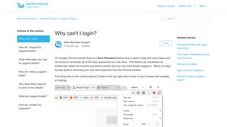 Why can't I login? – Wish for Merchants