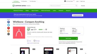 Wishbone - Compare Anything App Review - Common Sense Media