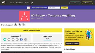 Wishbone - Compare Anything - Zift App Advisor